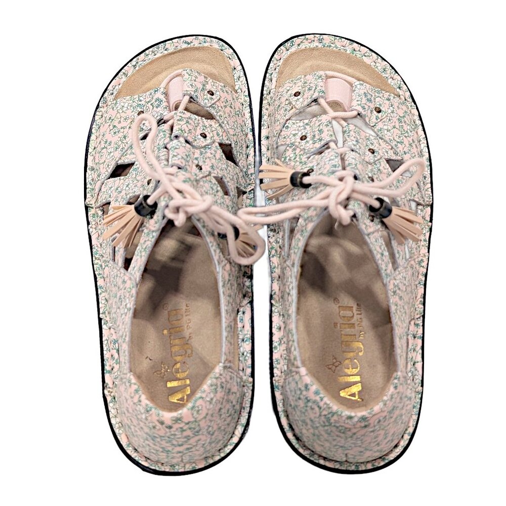 Alegria Valerie VAL-7548 Sandal — Prairie Jane Tan Floral EU 38 US 8 to 8.5 - Picture 3 of 10